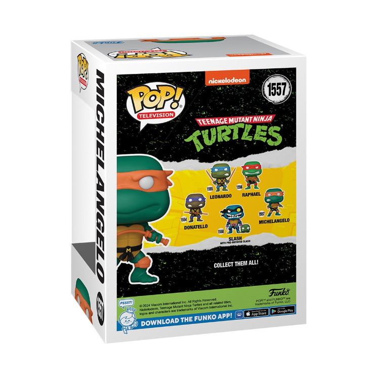 Teenage Mutant Ninja Turtles Michelangelo with Nunchucks Funko Pop! - Image 3