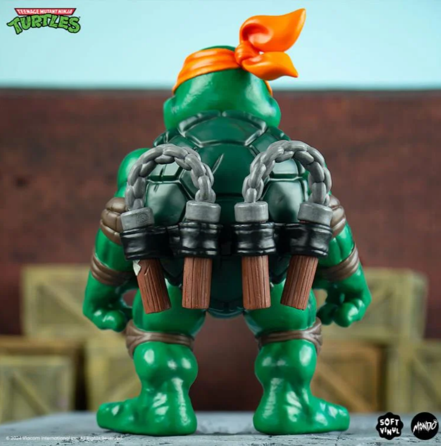 TEENAGE MUTANT NINJA TURTLES MICHELANGELO Soft Vinyl Figure - Image 6