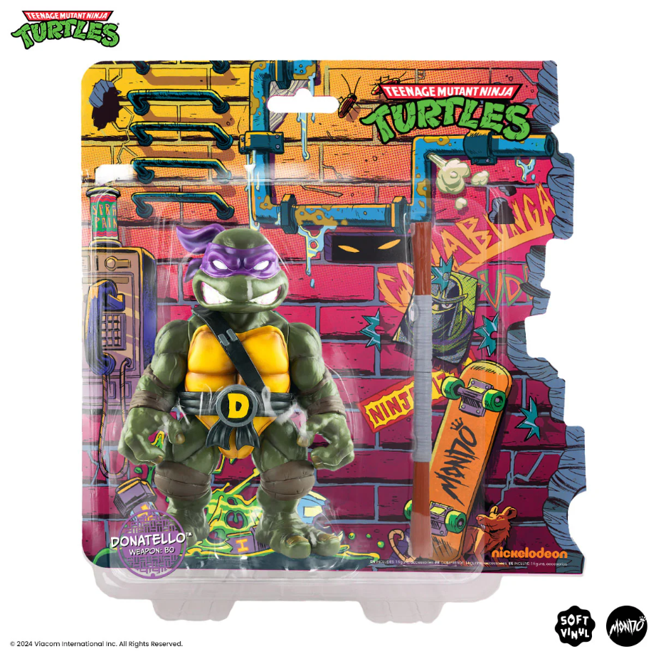 TEENAGE MUTANT NINJA TURTLES Donatello Soft Vinyl Figure - Image 7