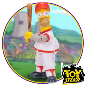 The Simpsons Wave 3 Homer Simpson (Baseball) 5in Figure