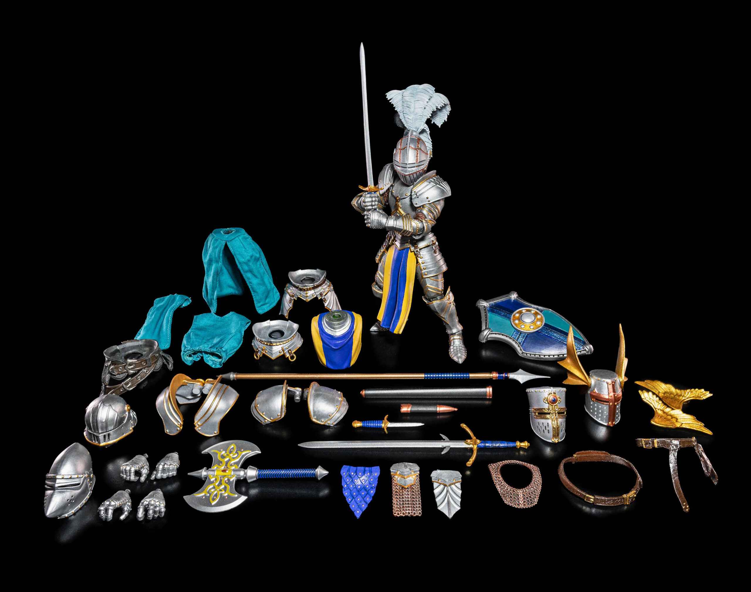 Mythic Legions Ashes of Agbendor BLUE SHIELD SOLDIER (DELUXE
