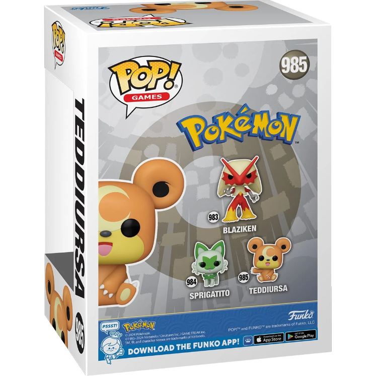 Pokemon Teddiursa Pop! Vinyl Figure - Image 3