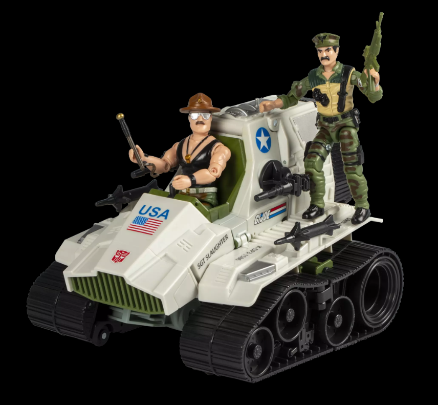 Transformers Collaborative G.I. Joe Mash-Up Triple T Kup W/ SGT Slaughter and Leatherneck - Image 3