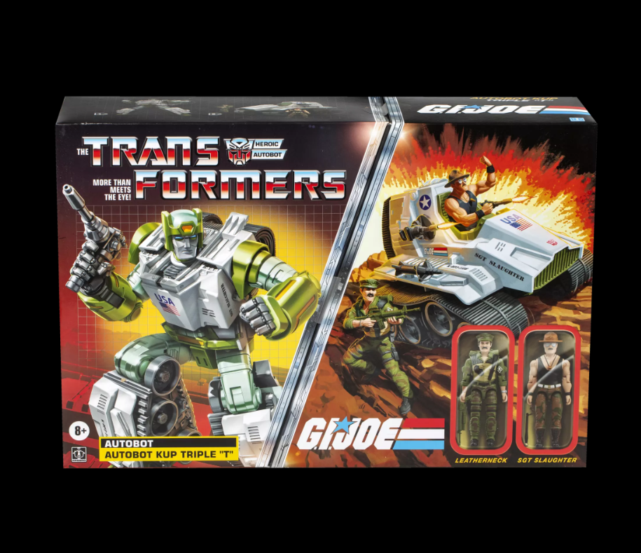 Transformers Collaborative G.I. Joe Mash-Up Triple T Kup W/ SGT Slaughter and Leatherneck - Image 5