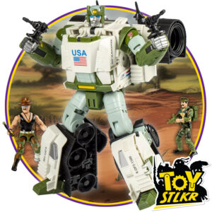 Transformers Collaborative G.I. Joe Mash-Up Triple T Kup W/ SGT Slaughter and Leatherneck