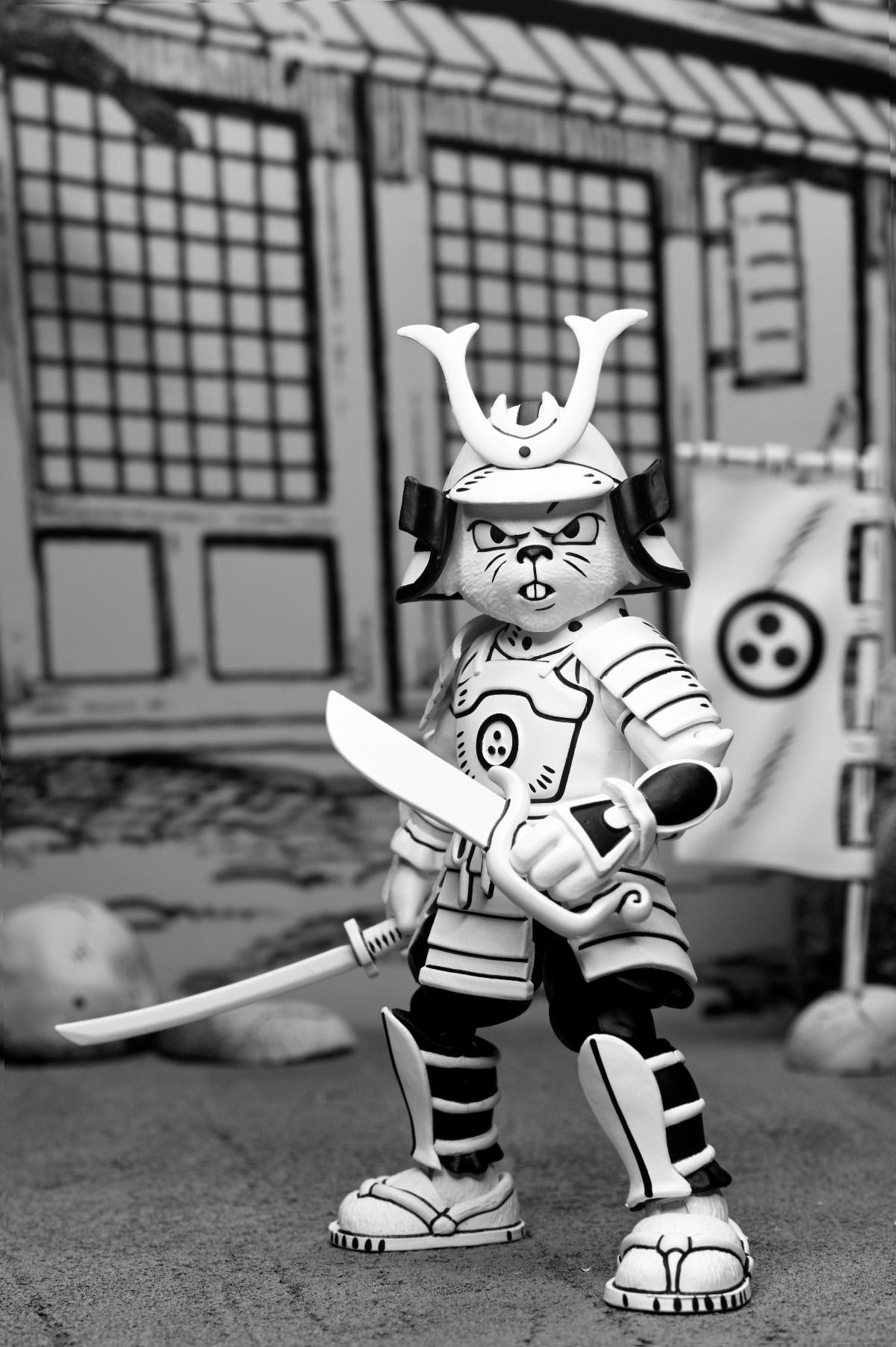 Usagi Yojimbo: Samurai Usagi Yojimbo Black & White Figure (box not mint) - Image 6