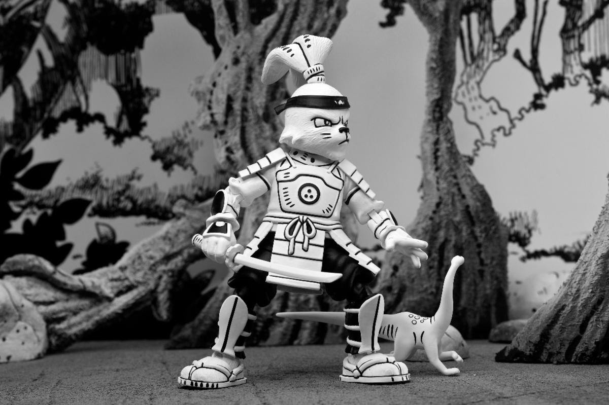 Usagi Yojimbo: Samurai Usagi Yojimbo Black & White Figure (box not mint) - Image 2