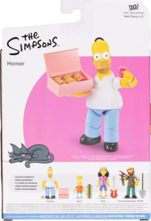 The Simpsons Wave 1 Homer Simpson 5in Figure - Image 5