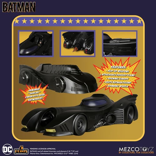 Batman (1989 Movie) 5 Points Batmobile - Image 2