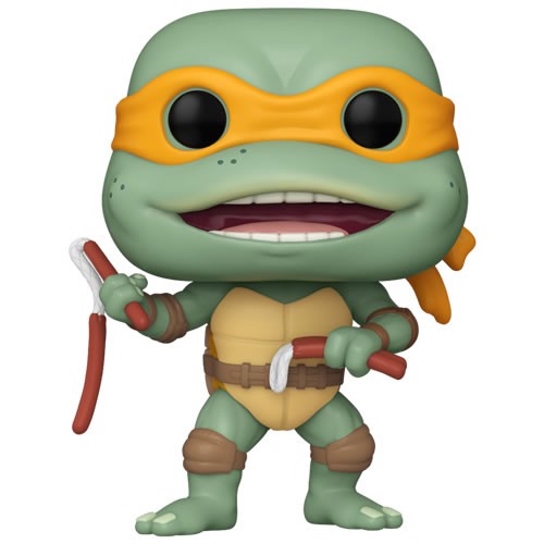 Teenage Mutant Ninja Turtles 1990 Michelangelo Sausage Link Nunchucks Funko Pop! - Image 2