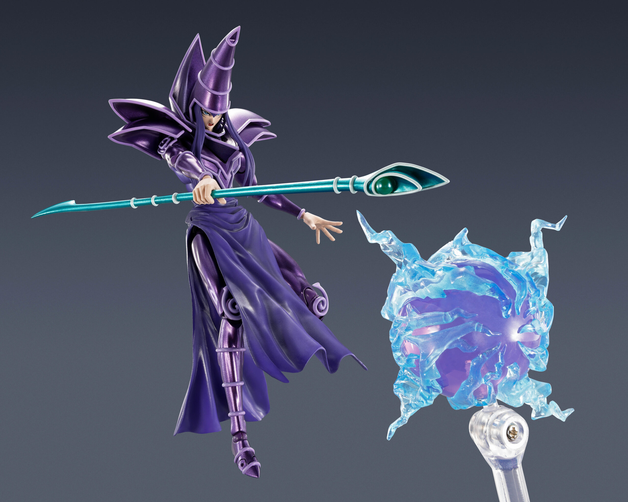 Yu-Gi-Oh! DARK MAGICIAN S.H.MONSTERARTS Action Figure - Image 6