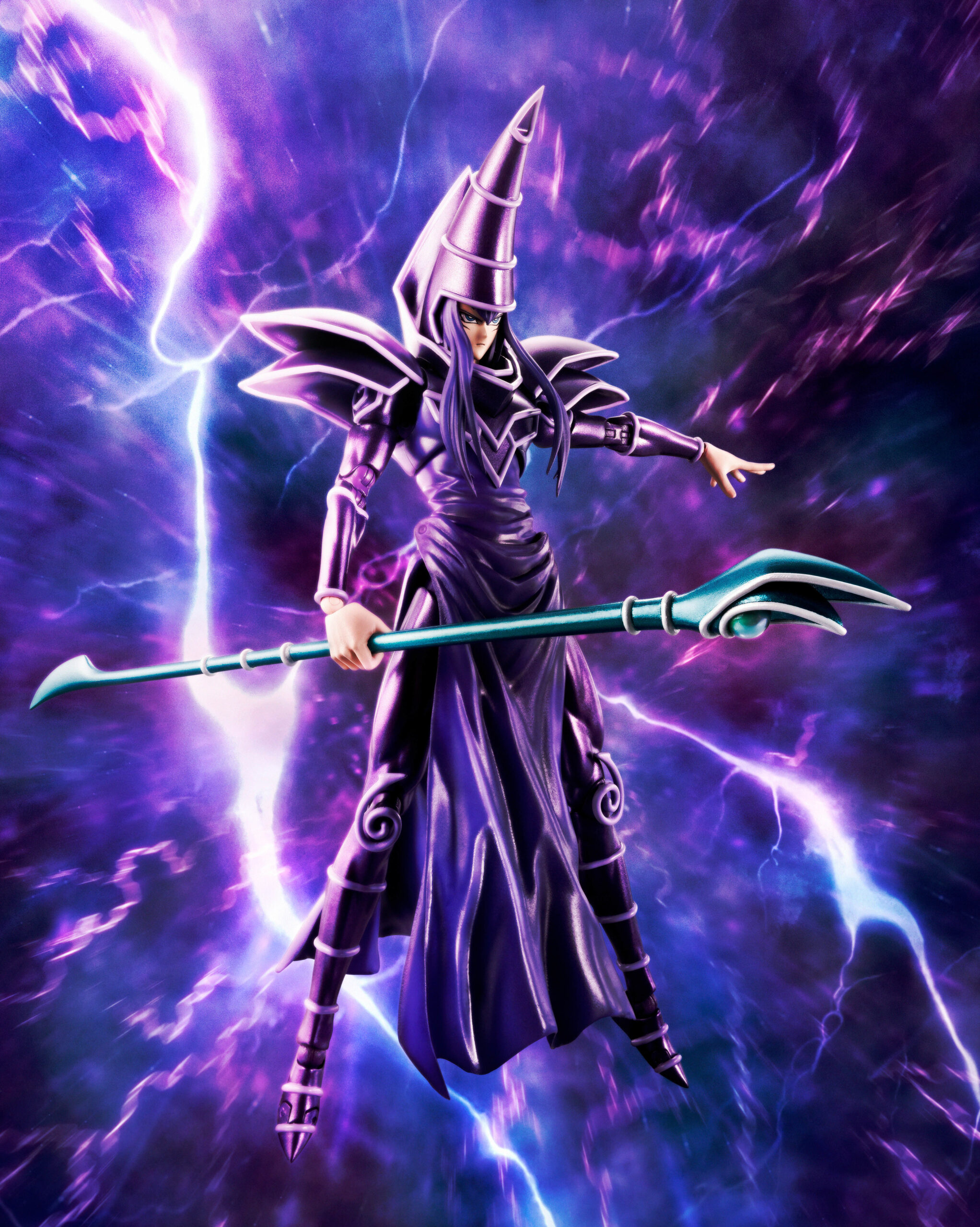 Yu-Gi-Oh! DARK MAGICIAN S.H.MONSTERARTS Action Figure - Image 2