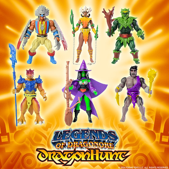 Legends of Dragonore Wave 2: Dragon Hunt Complete Set of 6 Figures