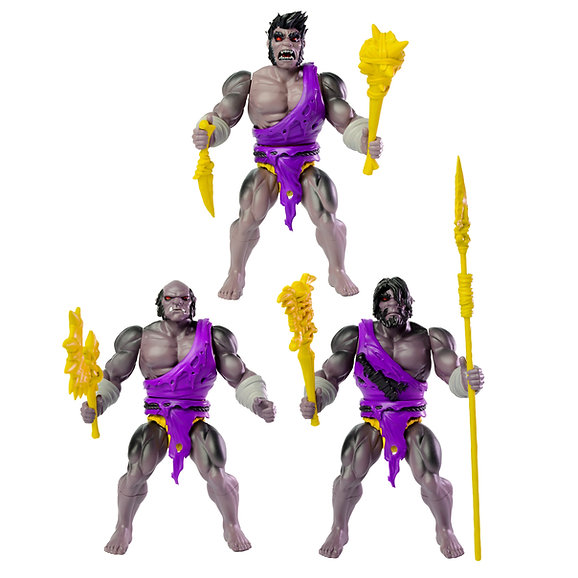 Legends of Dragonore: Brukteror Cave Men Tribe Grunts Army 3-Pack - Image 8