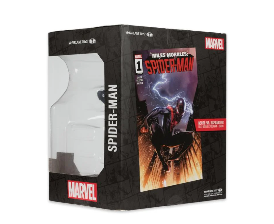 McFarlane Marvel Wave 2 Spider-Man Miles Morales: Spider-Man #1 1:10 Scale Figure - Image 9
