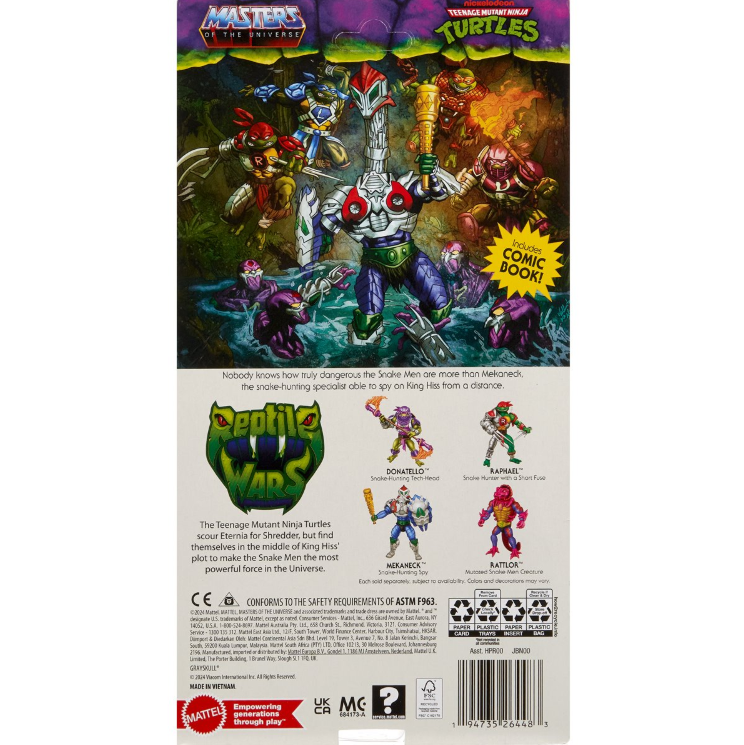 Masters of the Universe Origins Turtles of Grayskull Wave 5 Mekaneck - Image 6