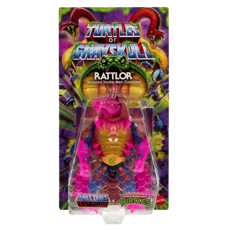 Masters of the Universe Origins Turtles of Grayskull Wave 5 Rattlor - Image 2