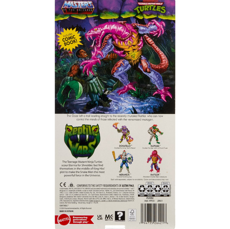 Masters of the Universe Origins Turtles of Grayskull Wave 5 Rattlor - Image 3