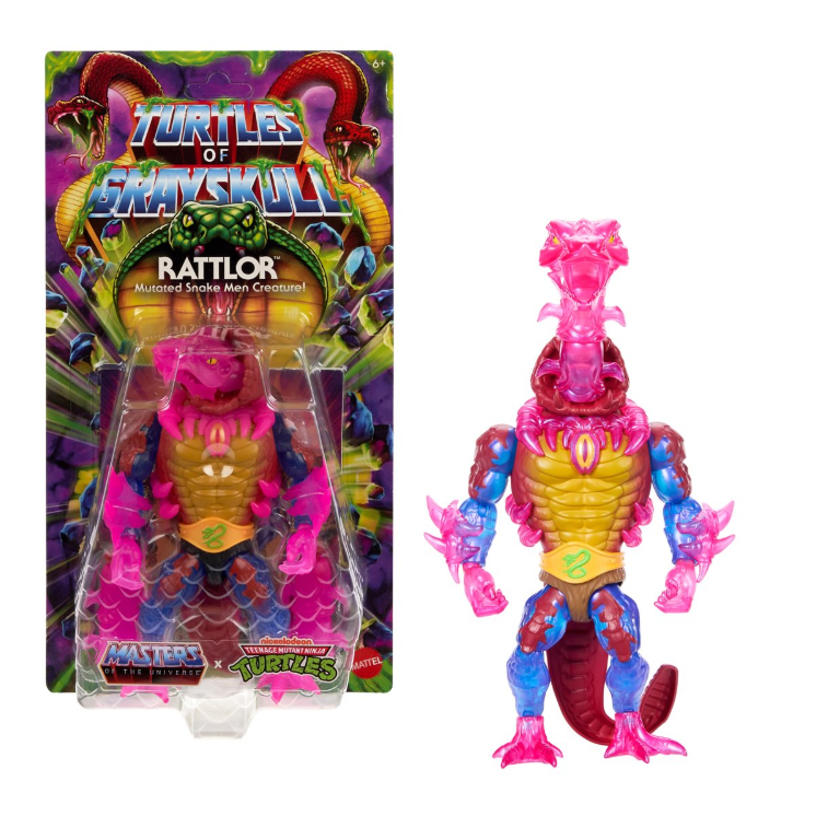 Masters of the Universe Origins Turtles of Grayskull Wave 5 Rattlor - Image 4
