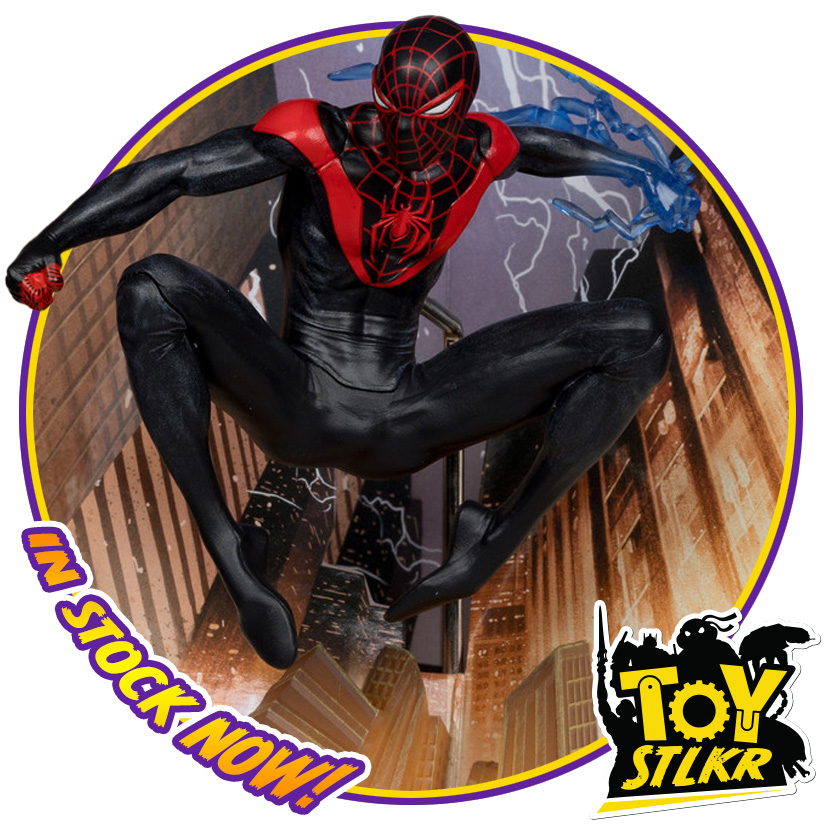 McFarlane Marvel Wave 2 Spider-Man Miles Morales: Spider-Man #1 1:10 Scale Figure