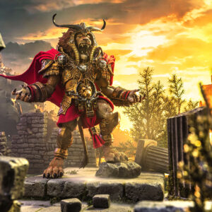Mythic Legions Reign of the Beasts Beasts Leodysseus Ogre-Scale Action Figure