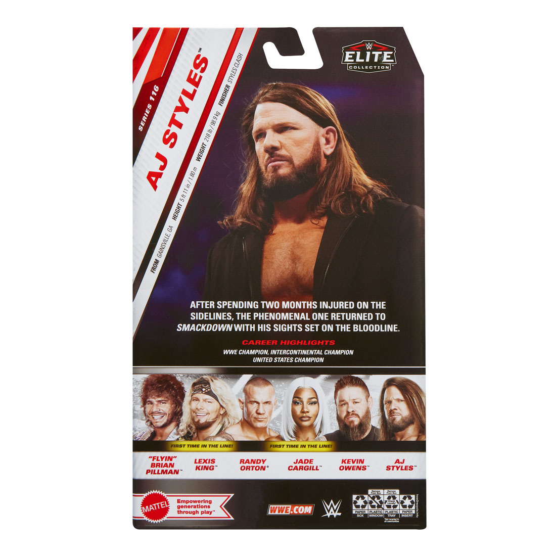 WWE Elite Collection Series 116 AJ Styles - Image 7