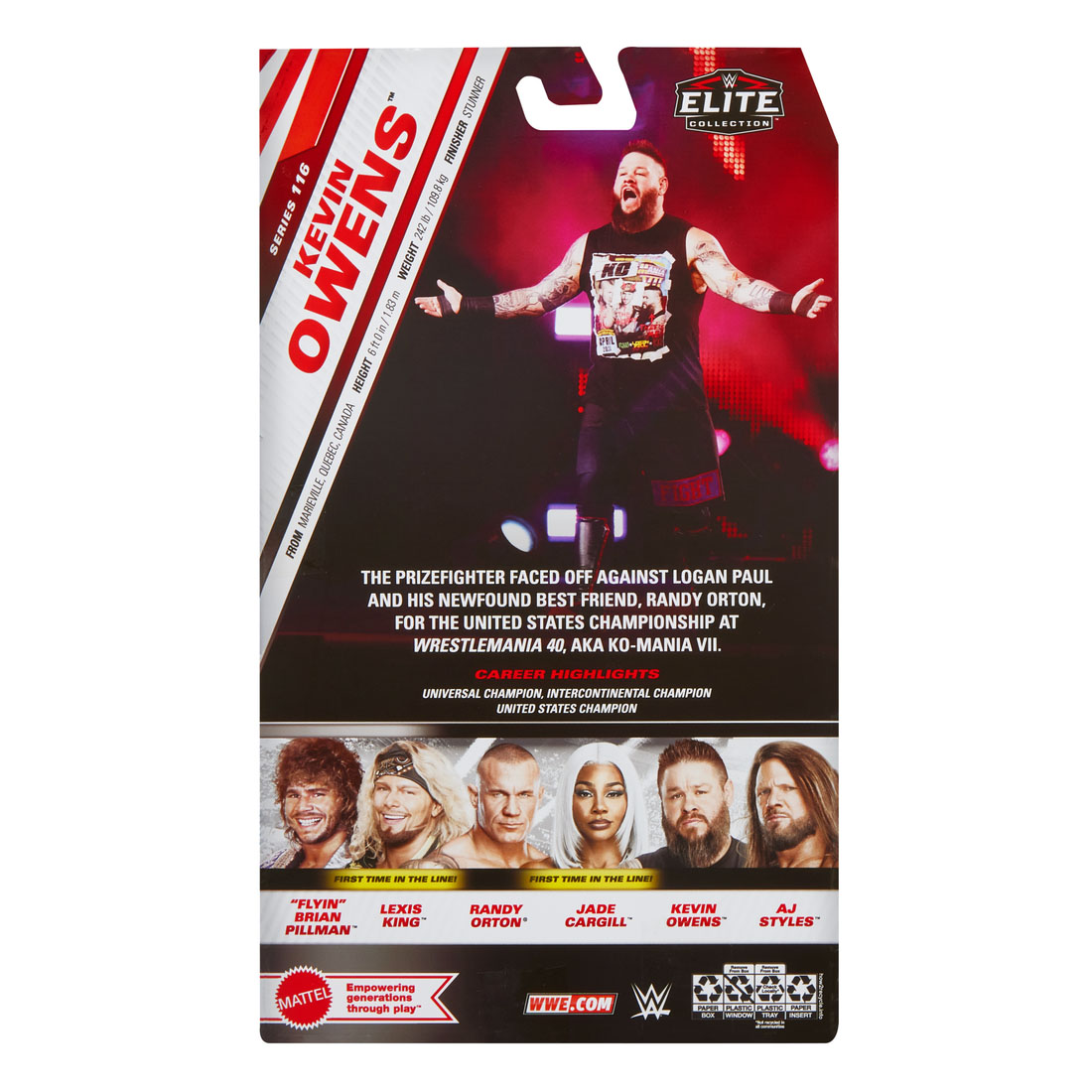 WWE Elite Collection Series 116 Kevin Owens - Image 8