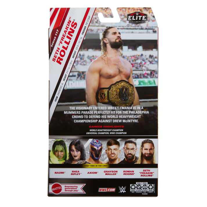 WWE Elite Collection Series 117 Seth Rollins - Image 7