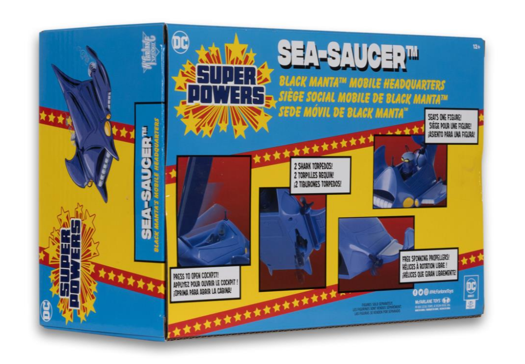 DC Super Powers Black Manta Sea-Saucer - Image 5