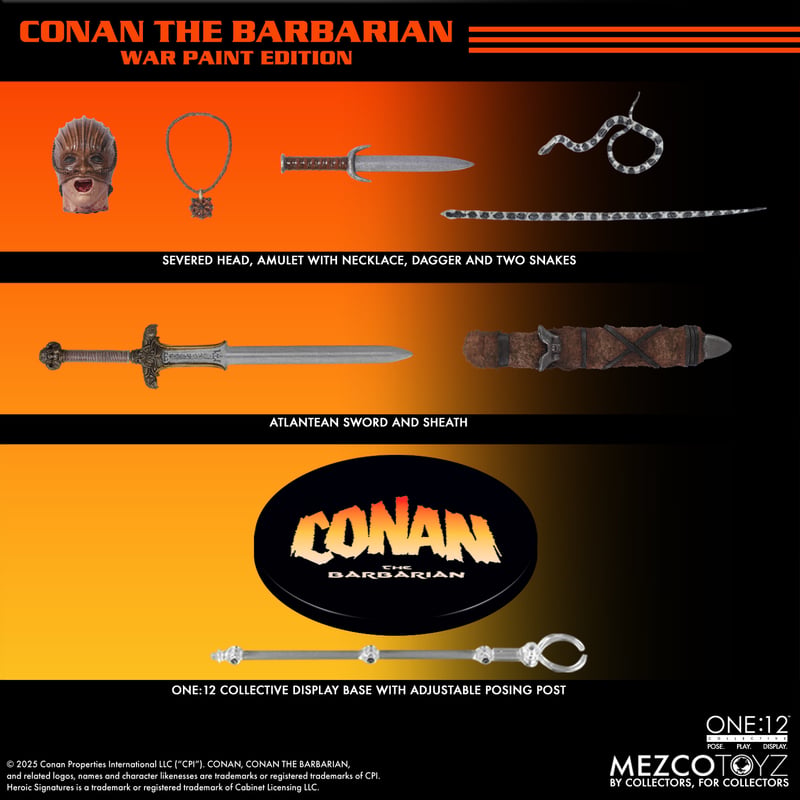 One:12 Collective Conan The Barbarian (1982): War Paint Edition - Image 9
