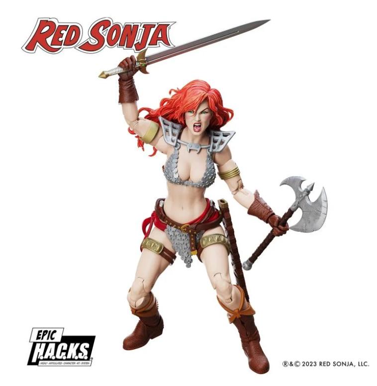 Red Sonja 50th Anniversary Epic H.A.C.K.S. 1:12 Action Figure - Image 5
