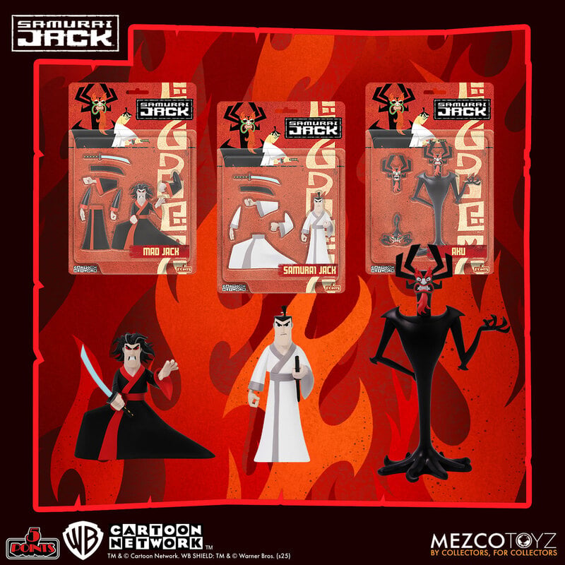Samurai Jack 5 Points Aku Action Figure - Image 5