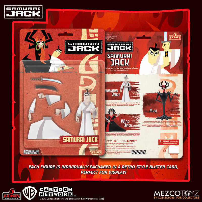 Samurai Jack 5 Points Aku Action Figure - Image 6