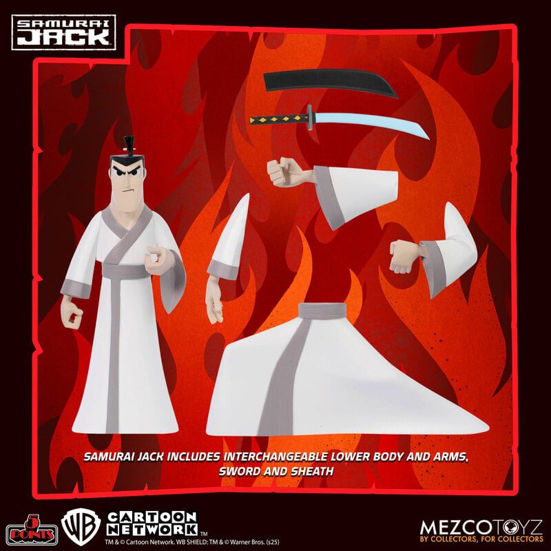 Samurai Jack 5 Points Samurai Jack Action Figure - Image 7