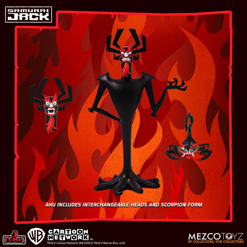 Samurai Jack 5 Points Aku Action Figure - Image 2