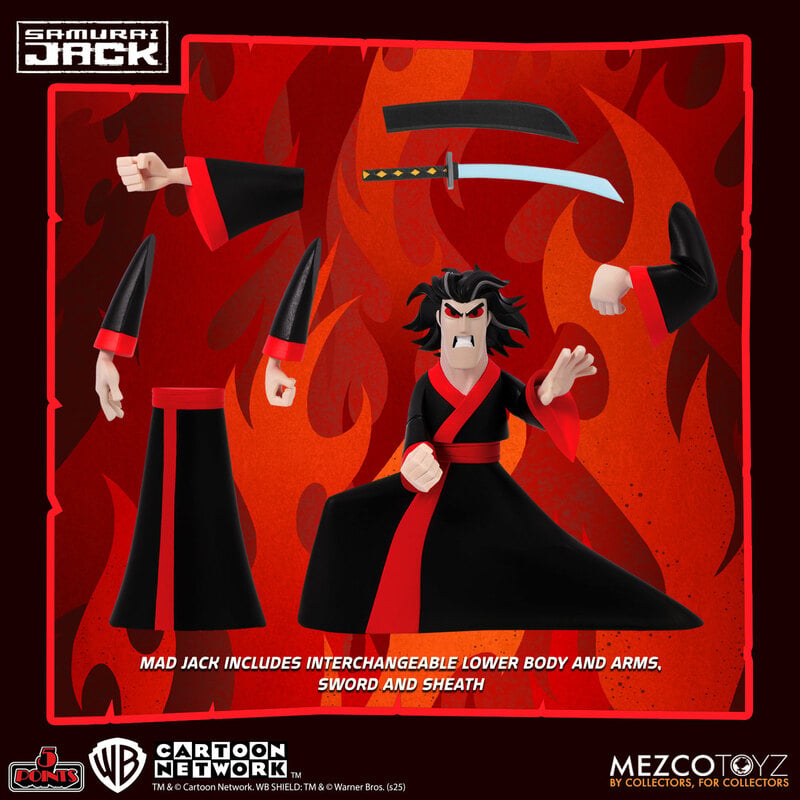 Samurai Jack 5 Points Mad Jack Action Figure - Image 3