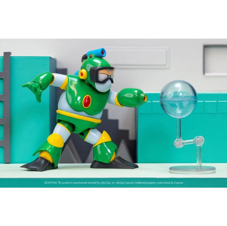 Mega Man 1/12 Scale Wave 3 Deluxe Bubble Man - Image 4