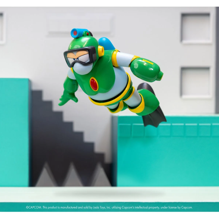 Mega Man 1/12 Scale Wave 3 Deluxe Bubble Man - Image 2