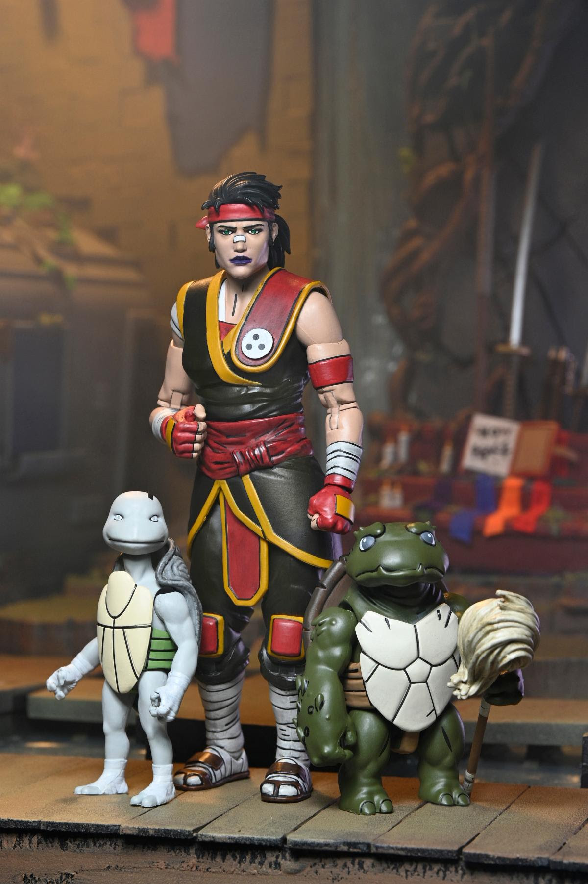 Teenage Mutant Ninja Turtles (The Last Ronin) Casey Marie with Baby Odyn & Uno (not mint) - Image 12