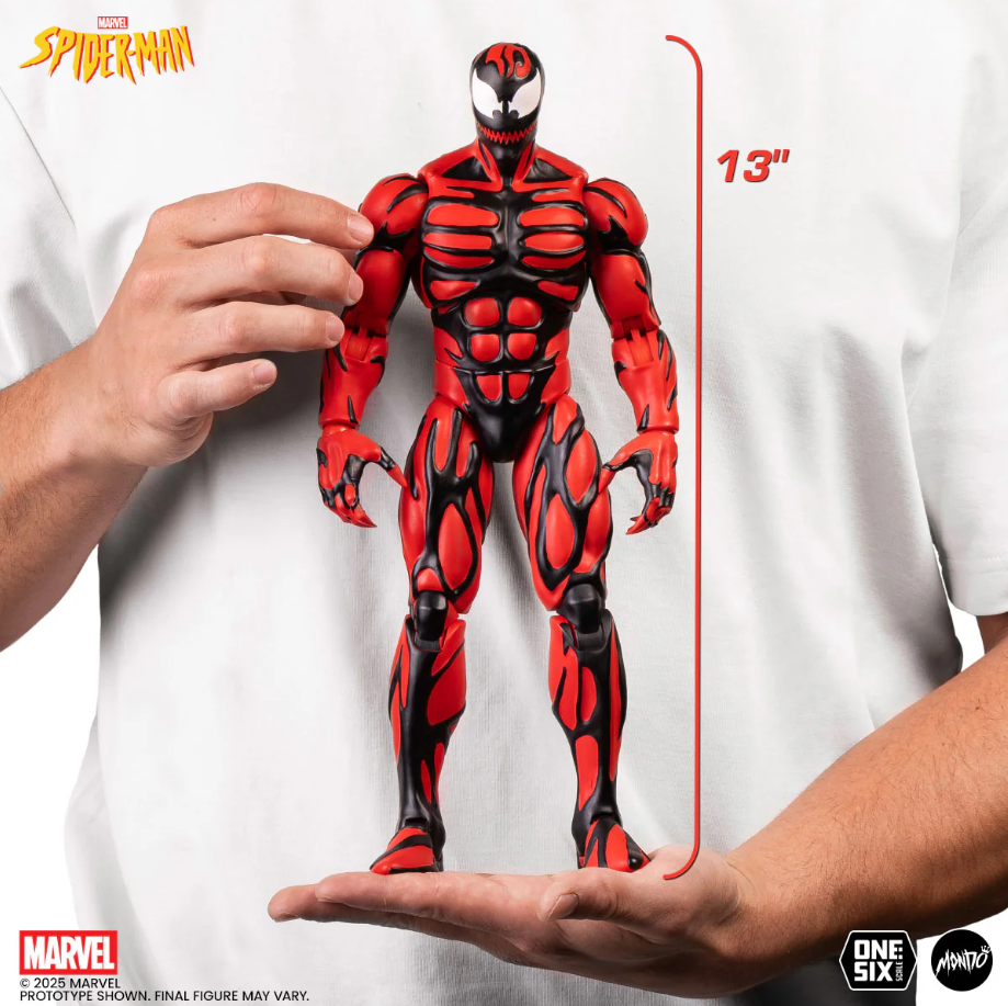 Spider-Man: The Animated Series – Carnage 1/6 Scale Figure - Image 4