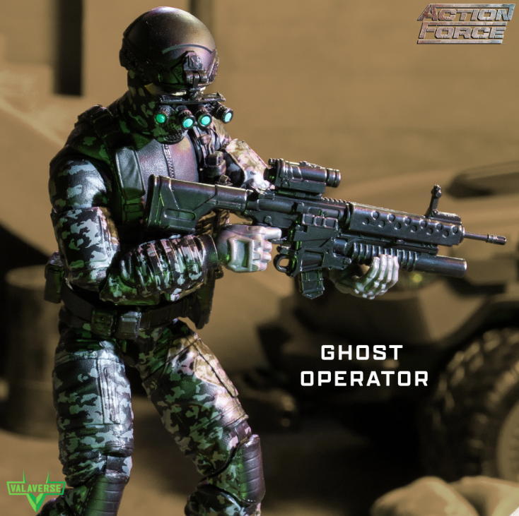 Action Force Series 5 Ghost Operator (not mint) - Image 2