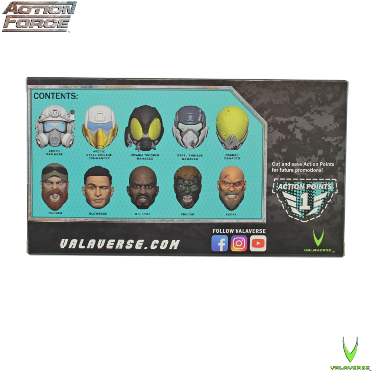 Action Force Series 5 Head Pack Alpha - Image 4