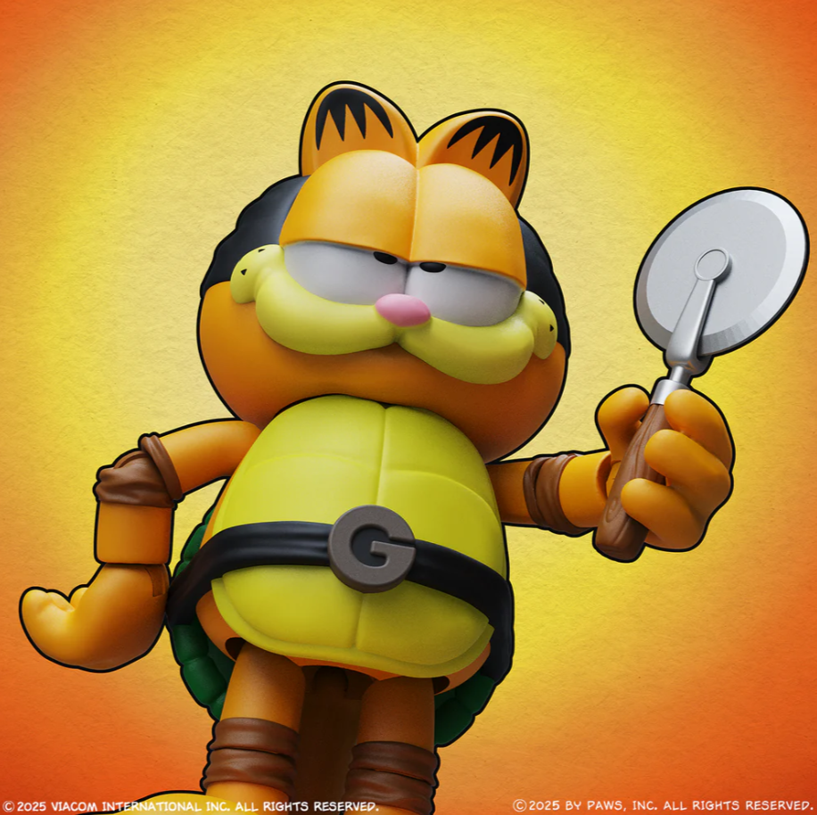 Garfield x Teenage Mutant Ninja Turtles Garfello and Sidekick Odie 2 Pack - Image 10