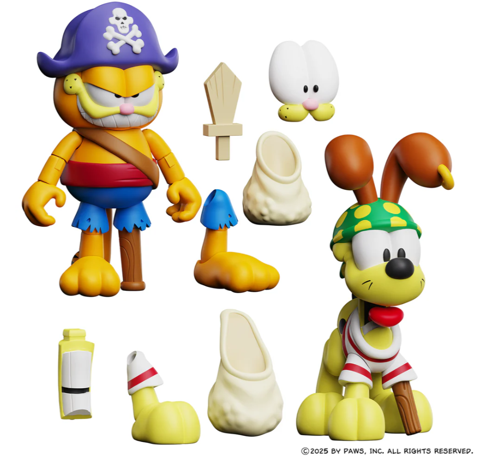 Garfield’s Halloween Adventure Pirate Garfield and Pirate Odie 2pk - Image 4