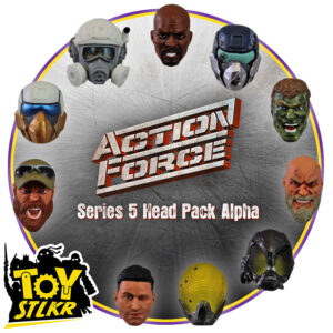 Action Force Series 5 Head Pack Alpha