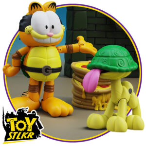 Garfield x Teenage Mutant Ninja Turtles Garfello and Sidekick Odie 2 Pack