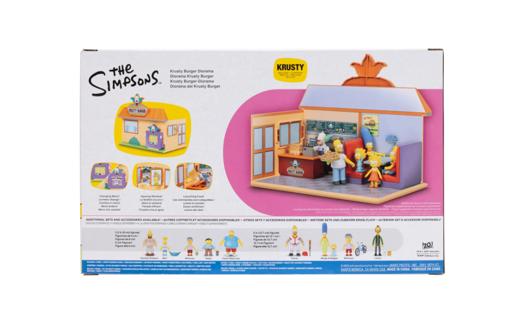 The Simpsons 2.5in Krusty Burger Diorama Playset - Image 9