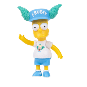 The Simpsons Wave 3 Bart (Krusty the Clown Hat) 2.5in Figure