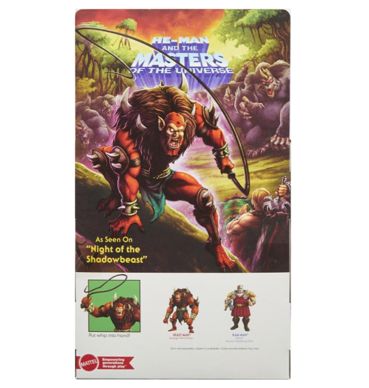 Masters of the Universe Origins Deluxe Wave 1 200X Beast Man - Image 8