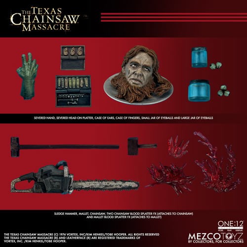The Texas Chainsaw Massacre (2003 Remake) - Leatherface Mezco One:12 Collective Figure - Image 8